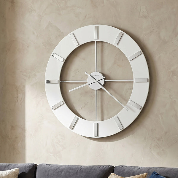 Smuk Wall Clock ホワイト Pearl Wall Clock