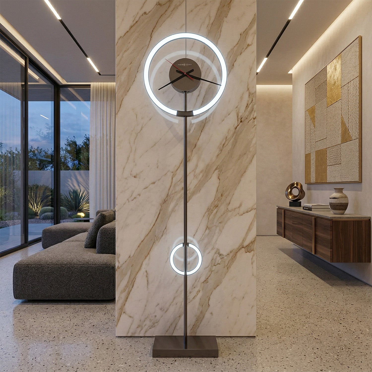 Prism Grandfather Clock