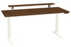 87204CW25 SmartMoves 72 in. Premium Desk w/ Elevated Shelf and Adjustable Height Base