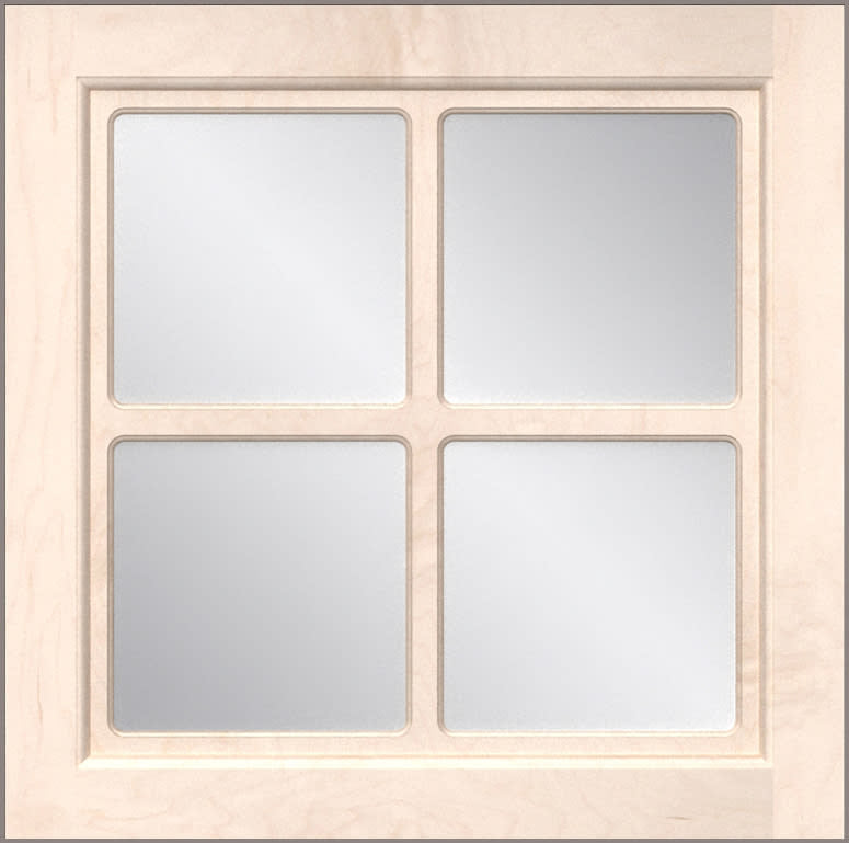 console-square-door-style-3 Glass Pane I