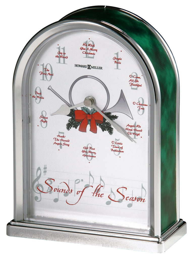 645687 Sounds Of The Season Tabletop Clock