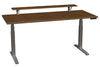 87206CC25 SmartMoves 72 in. Premium Desk w/ Elevated Shelf and Adjustable Height Base