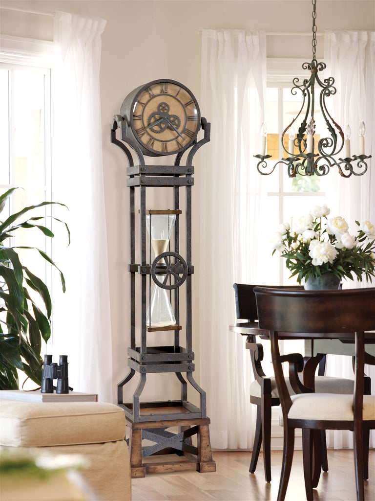 Hourglass Grandfather Clock