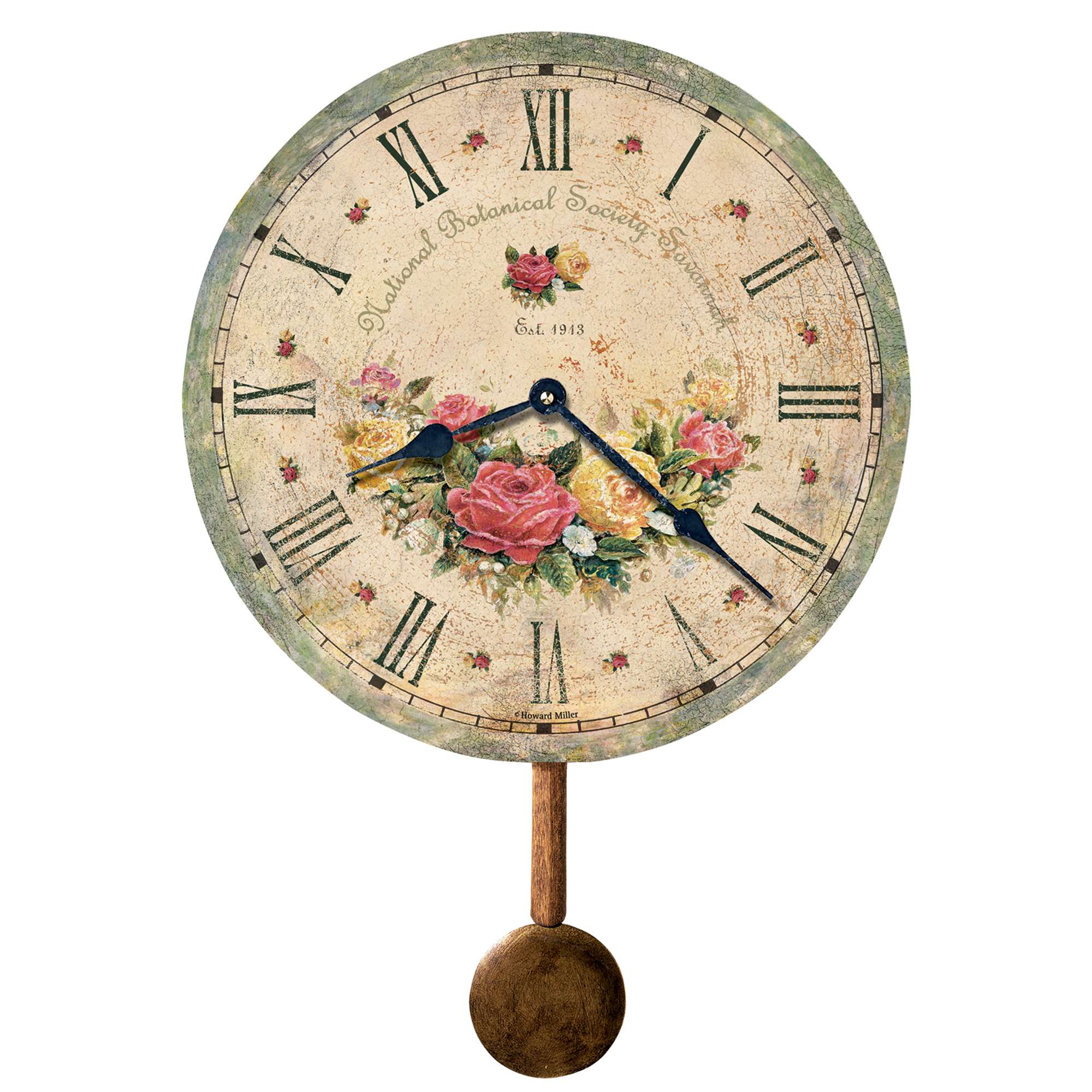 Savannah Botanical Society VI Wall Clock – Howard Miller