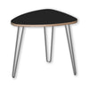 991062MB DesignerPly Triangle End Table: Matte Black