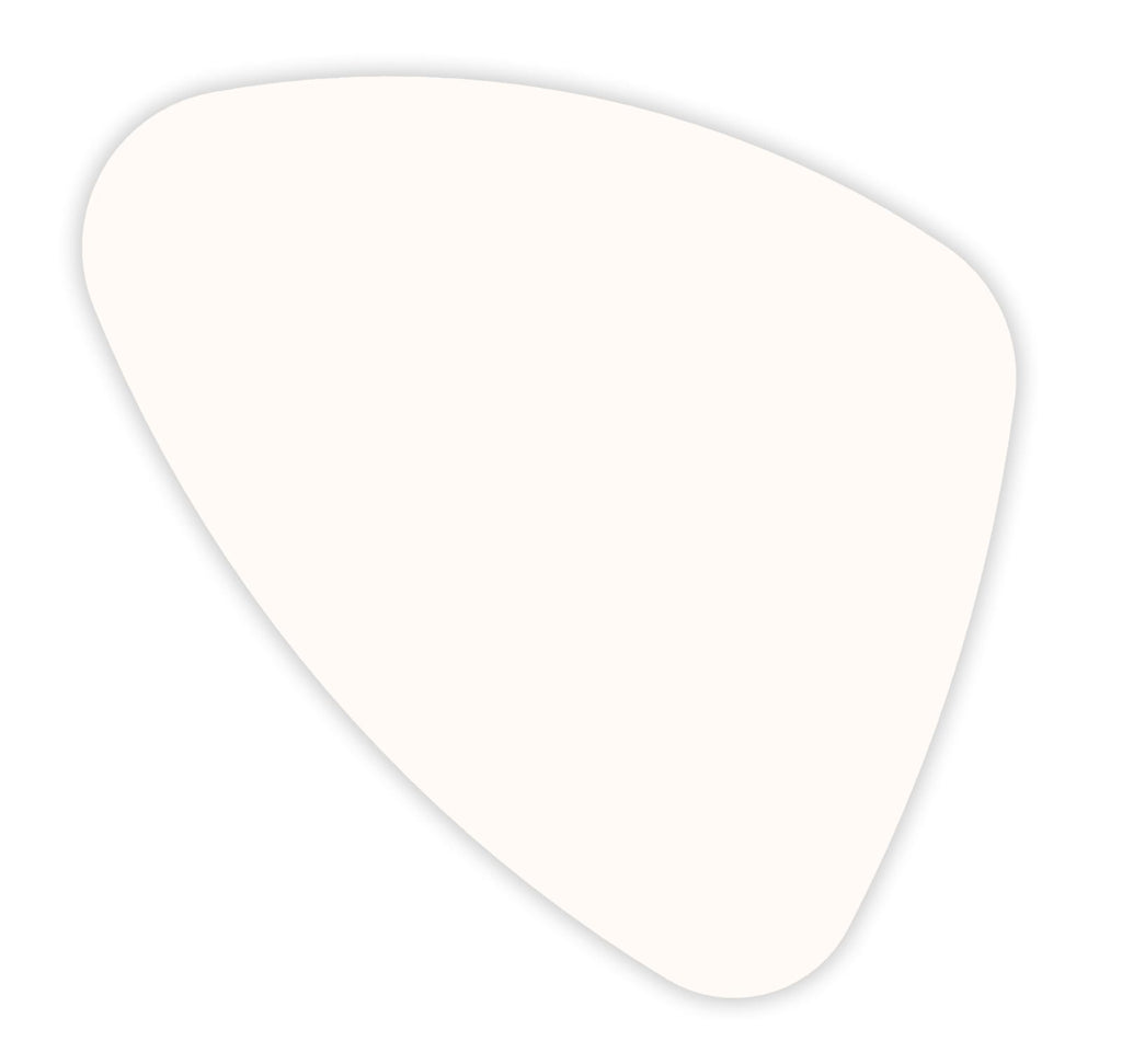 991062DT DesignerPly Triangle End Table: Designer White