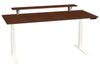 87204CW23 SmartMoves 72 in. Premium Desk w/ Elevated Shelf and Adjustable Height Base