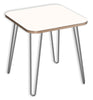 991060DT DesignerPly Square End Table: Designer White