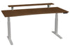 87205FS25 SmartMoves 72 in. Premium Desk w/ Elevated Shelf and Adjustable Height Base