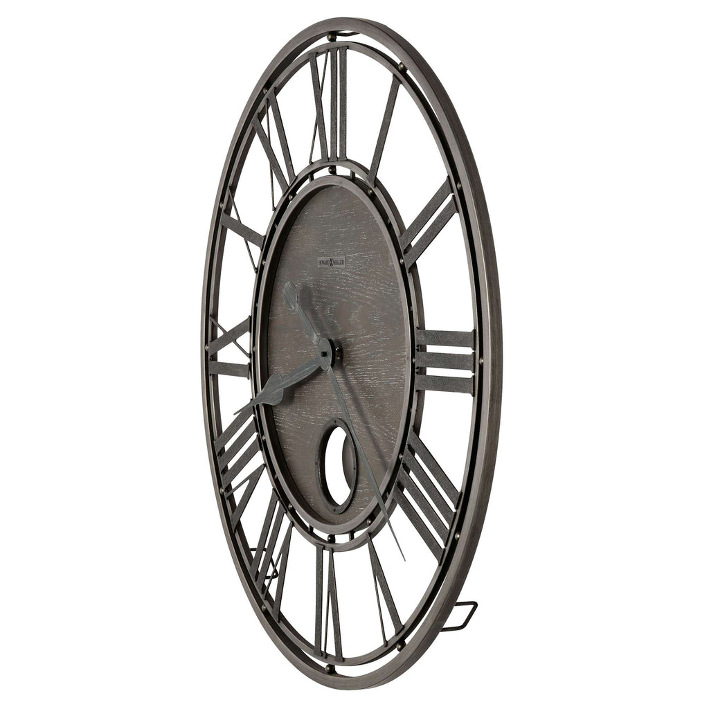 Large vintage-style wall clock with Roman numerals