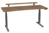87205CC24 SmartMoves 72 in. Premium Desk w/ Elevated Shelf and Adjustable Height Base