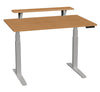 84804FS26 SmartMoves 48 in. Premium Desk w/ Elevated Shelf and Adjustable Height Base