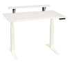 48 Inch Premium Desk Elevated Shelf Adjustable Height Base 1