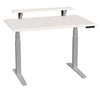 48 Inch Premium Desk Elevated Shelf Adjustable Height Base 1