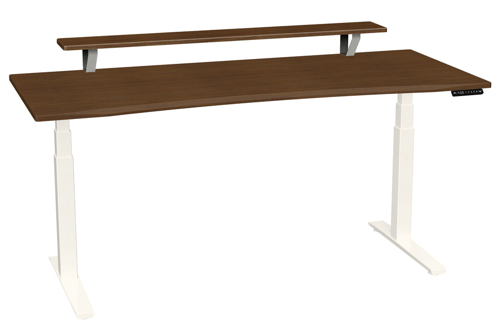 87205CW25 SmartMoves 72 in. Premium Desk w/ Elevated Shelf and Adjustable Height Base