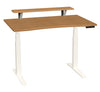 84805CW26 SmartMoves 48 in. Premium Desk w/ Elevated Shelf and Adjustable Height Base