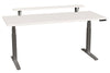 87206CC21 SmartMoves 72 in. Desk w/ Elevated Shelf and Adjustable Height Base
