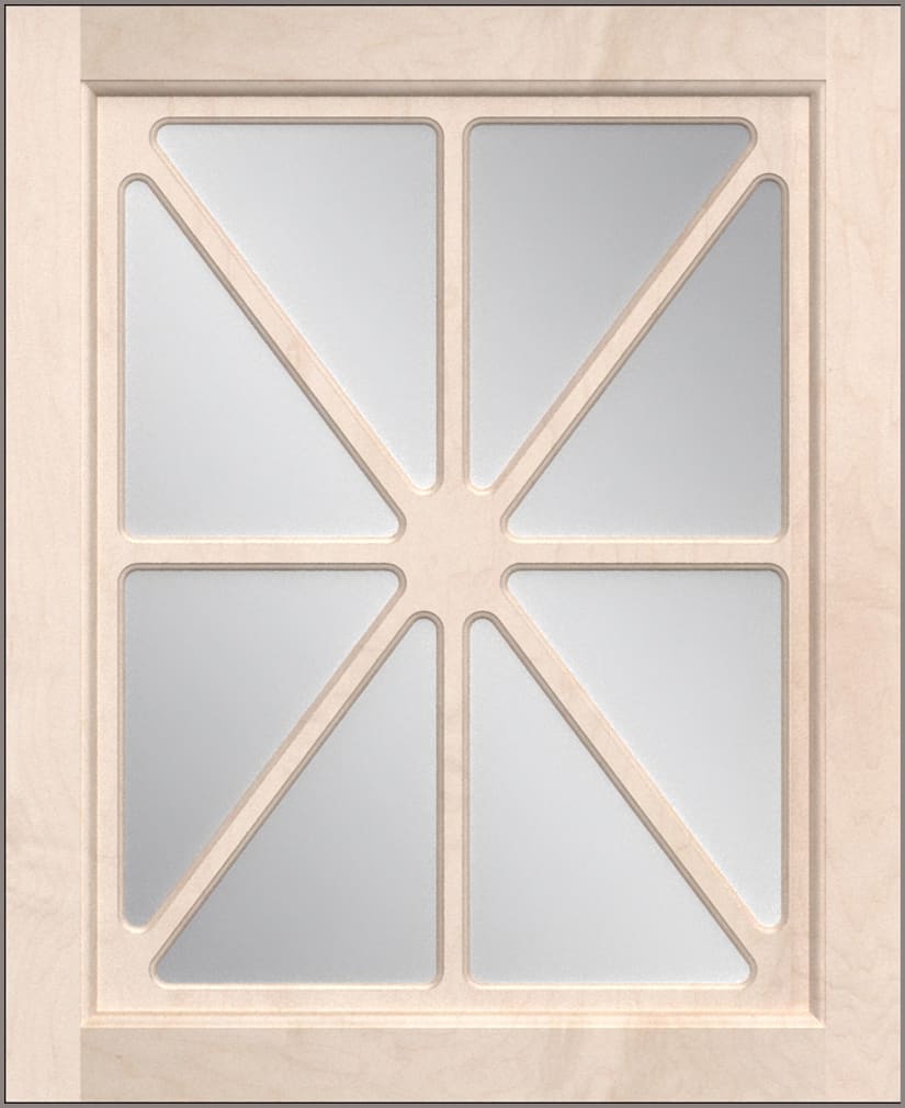 console-tall-door-style-x Glass Pane V