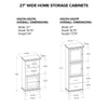 HS27J 27" Home Storage Cabinet