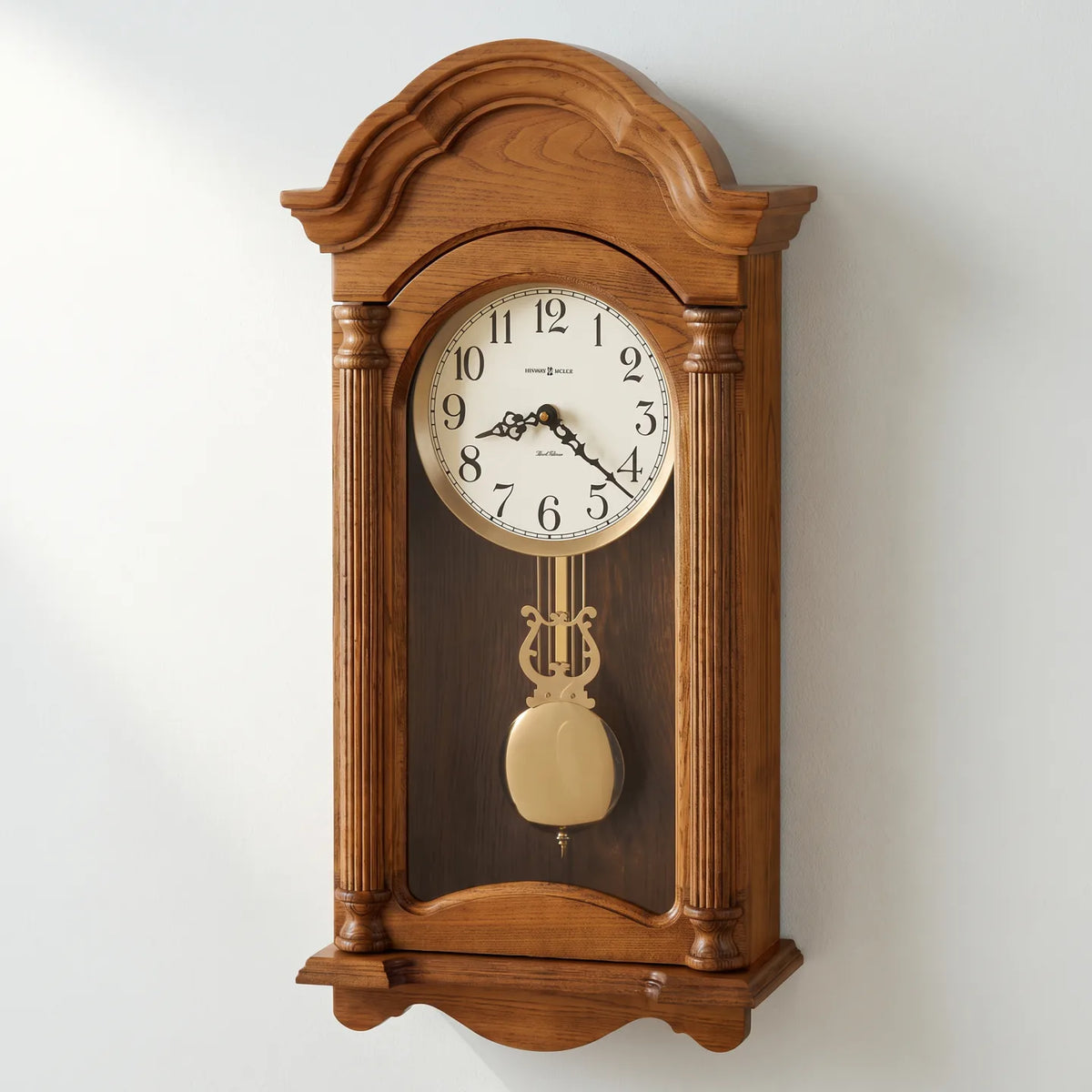 Howard Miller Amanda Wall Clock, 25-inch, front view on a plain white background