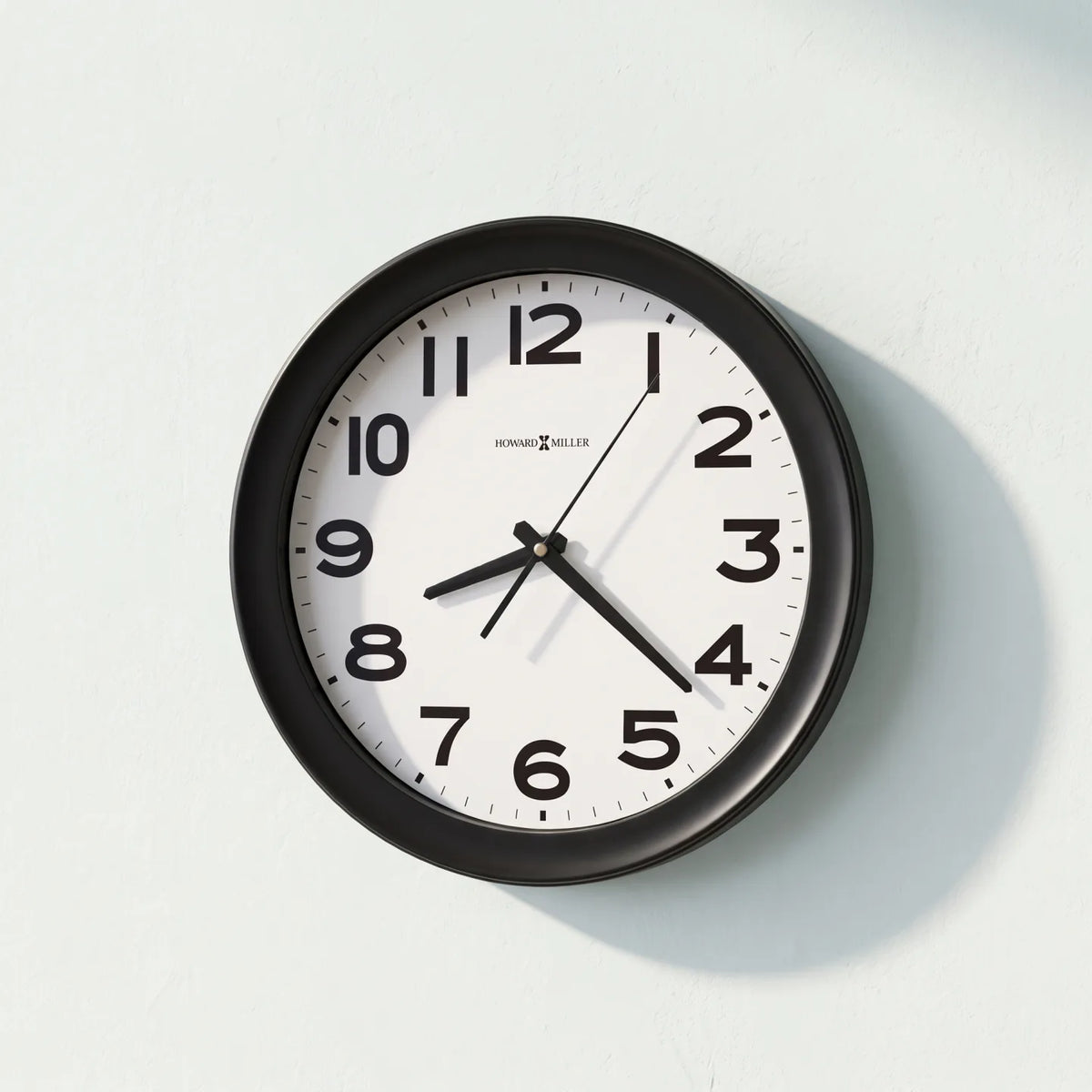 Howard Miller Kenwick Wall Clock, 14-inch, front view on a plain white background