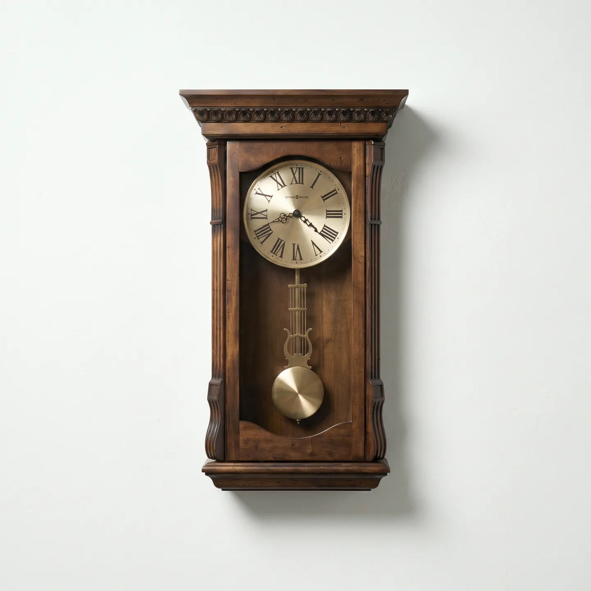 Howard Miller Agatha Wall Clock, 26-inch, front view on a plain white background