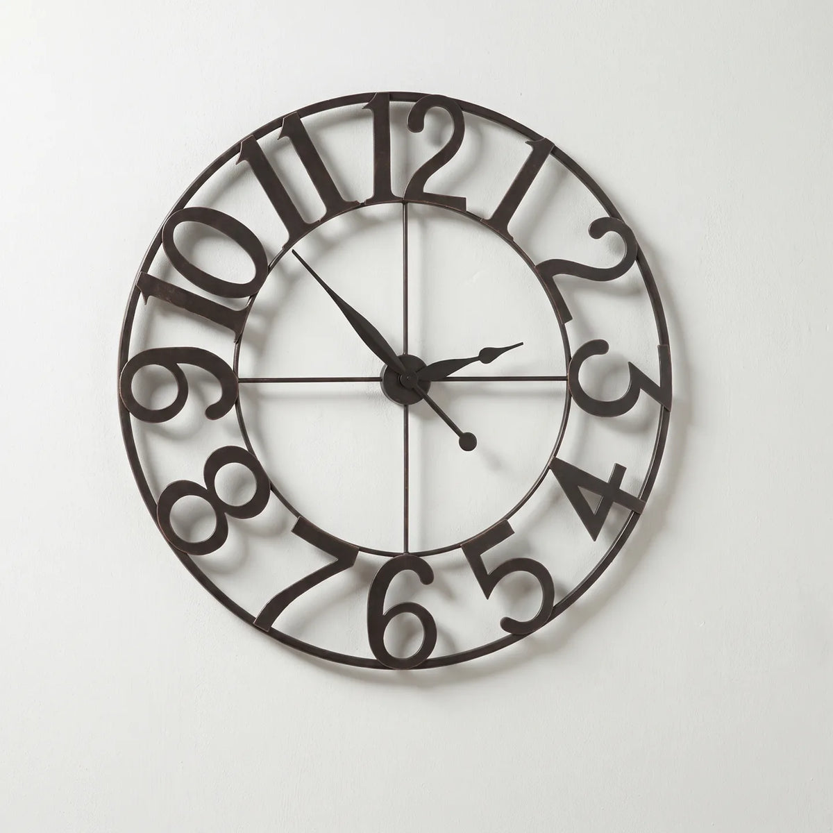 Howard Miller Felipe Wall Clock, 49-inch, front view on a plain white background
