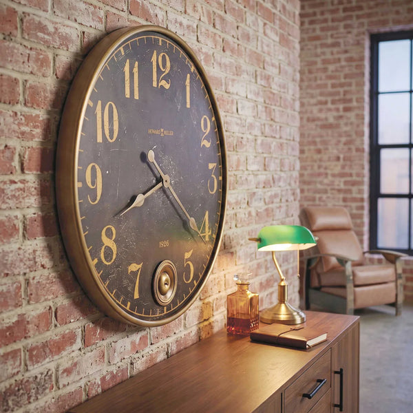 Union Depot 23 in Oversized Wall Clock | Howard Miller