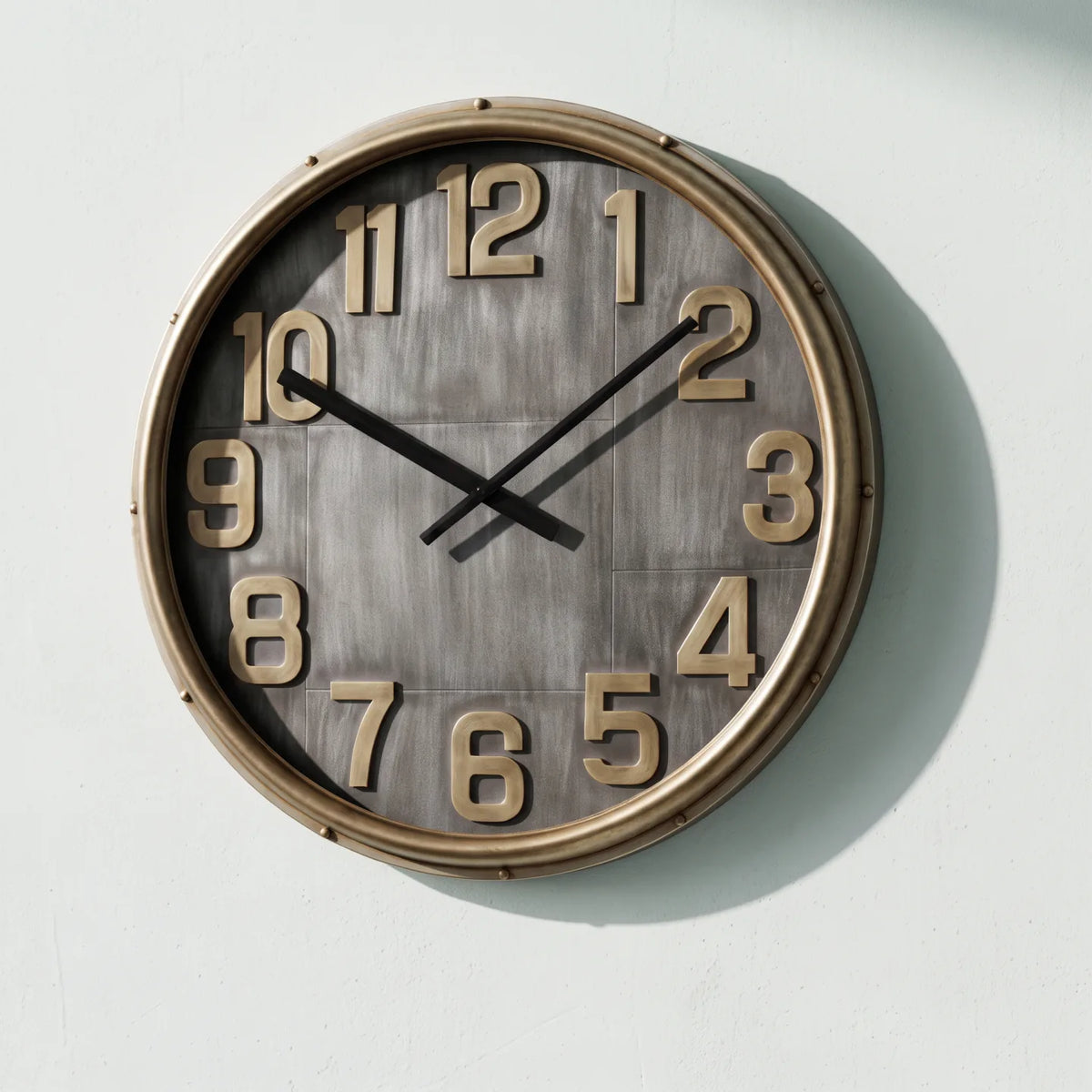 Howard Miller Bender Gallery Wall Clock, 31-inch, front view on a plain white background