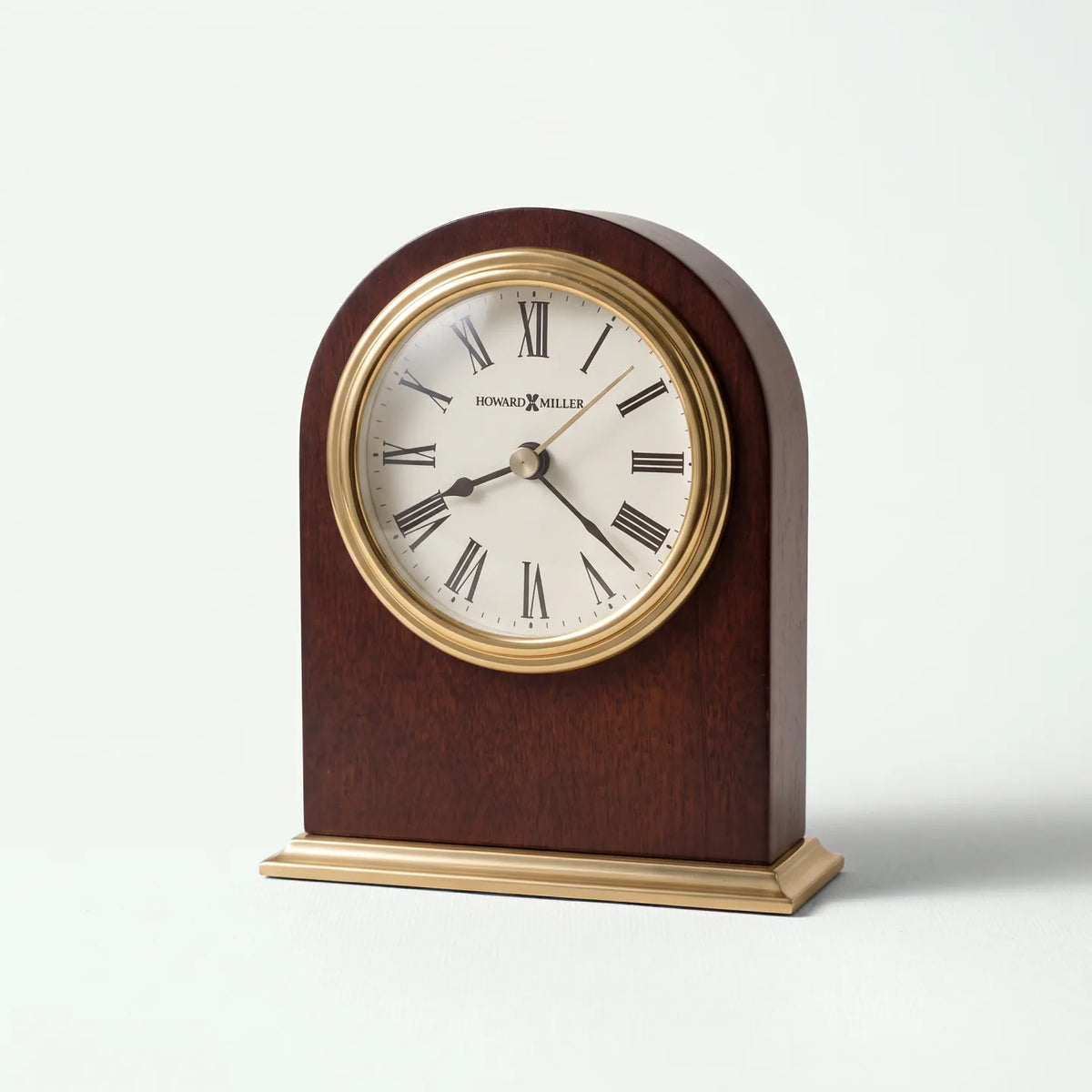 Howard Miller Craven Tabletop Clock, 5-inch, front view on a plain white background