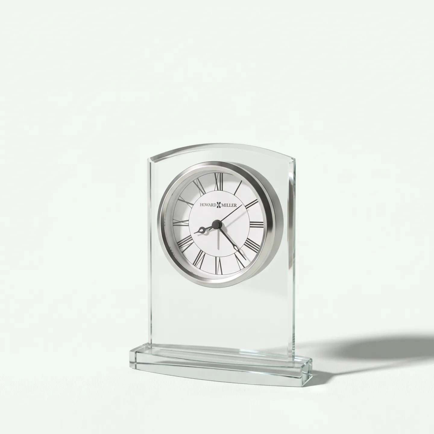 Howard Miller Talbot Tabletop Clock, 7-inch, front view on a plain white background