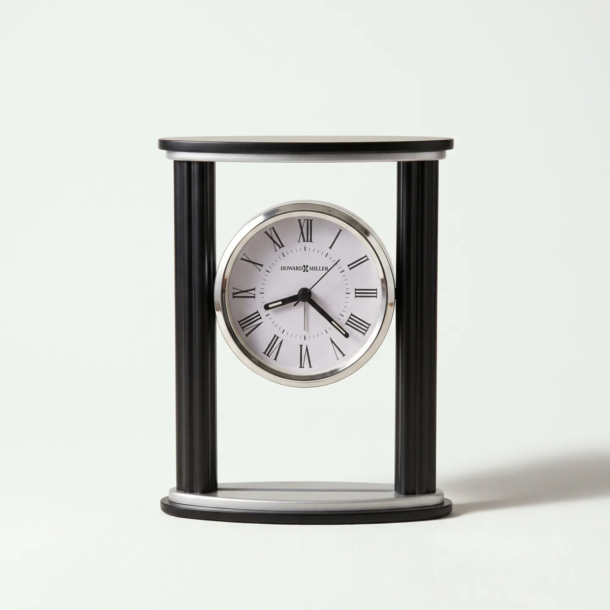 Howard Miller Cambridge Tabletop Clock, 7-inch, front view on a plain white background