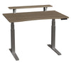 84805CC27 SmartMoves 48 in. Premium Desk w/ Elevated Shelf and Adjustable Height Base
