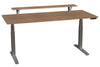 87204CC24 SmartMoves 72 in. Premium Desk w/ Elevated Shelf and Adjustable Height Base