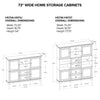 HS73C 73" Home Storage Cabinet