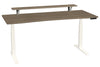 87205CW27 SmartMoves 72 in. Premium Desk w/ Elevated Shelf and Adjustable Height Base