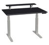 SmartMoves 48 in. Desk w/ Elevated Shelf and Adjustable Height Base