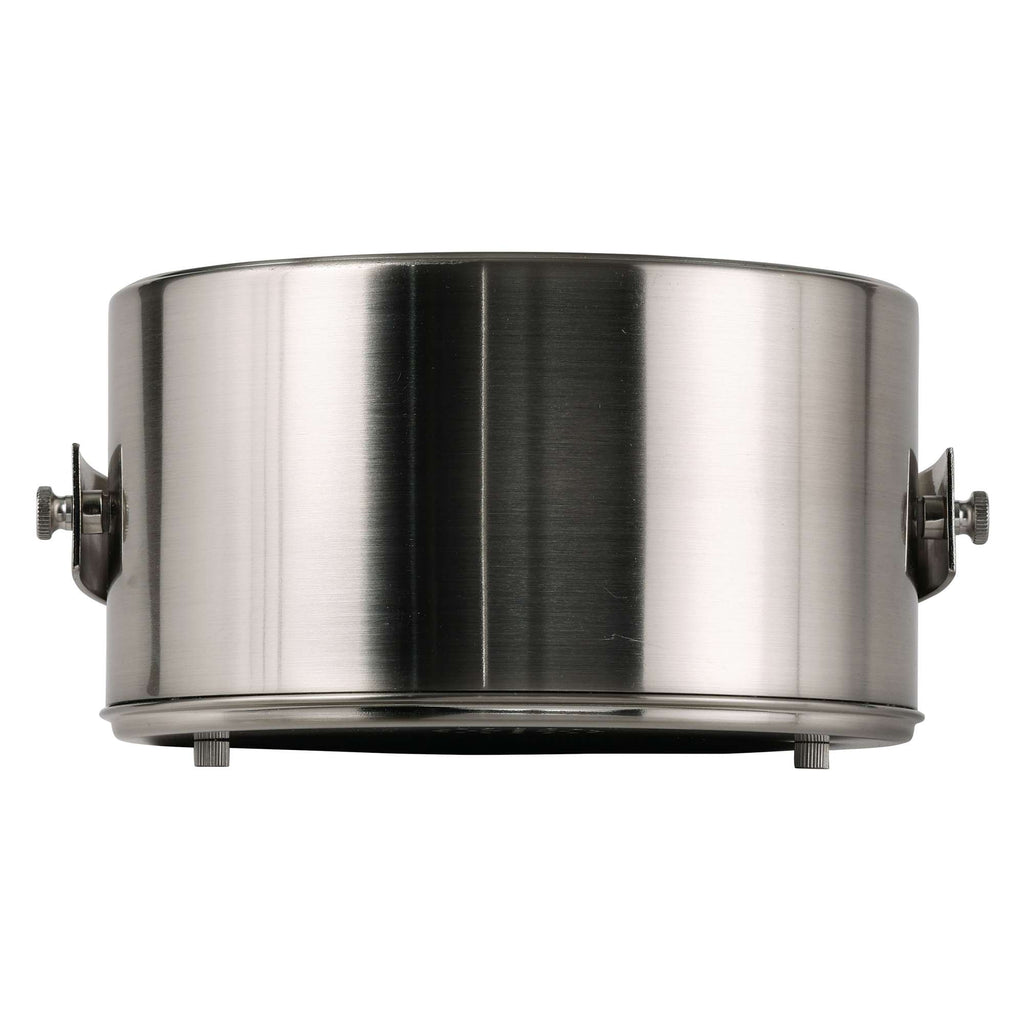 Round stainless steel cake pan with side handles