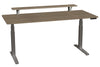 87204CC27 SmartMoves 72 in. Premium Desk w/ Elevated Shelf and Adjustable Height Base
