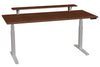 87206FS23 SmartMoves 72 in. Premium Desk w/ Elevated Shelf and Adjustable Height Base