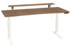 87205CW24 SmartMoves 72 in. Premium Desk w/ Elevated Shelf and Adjustable Height Base