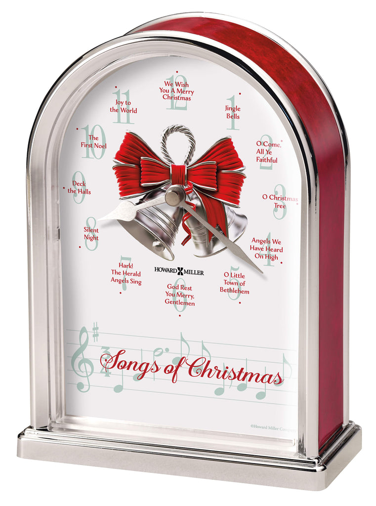 645820 Songs Of Christmas Tabletop Clock
