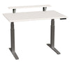 48 Inch Premium Desk Elevated Shelf Adjustable Height Base 1