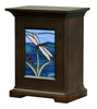 800258 Transitions Urn with Dragonfly Stained Glass Insert