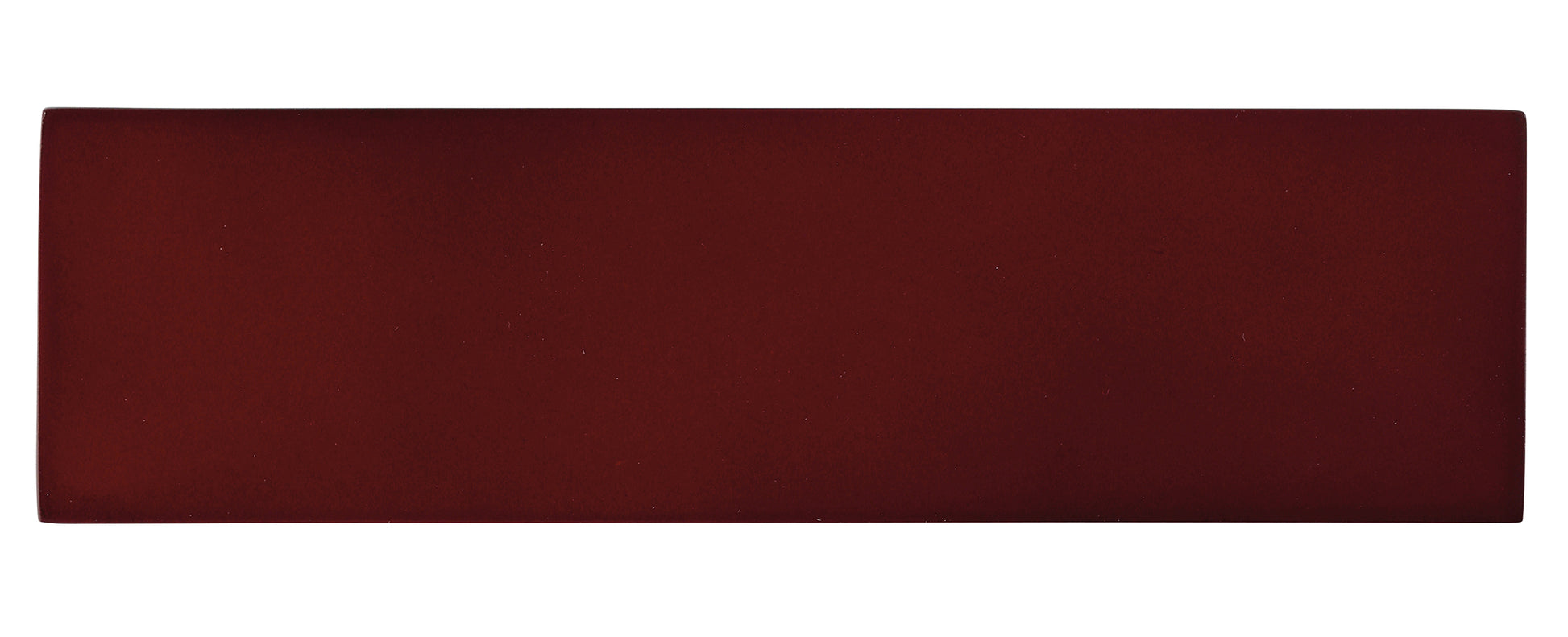 Solid dark red rectangular fabric