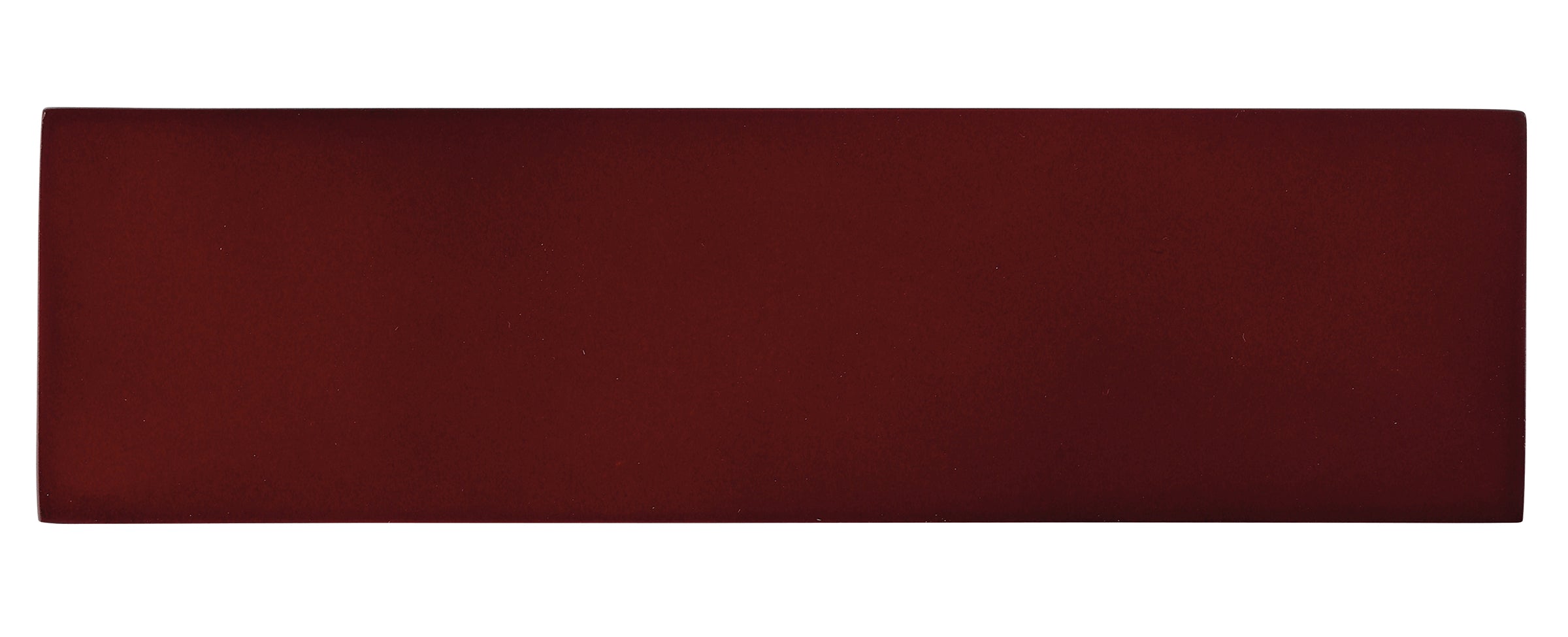 Solid dark red rectangular fabric