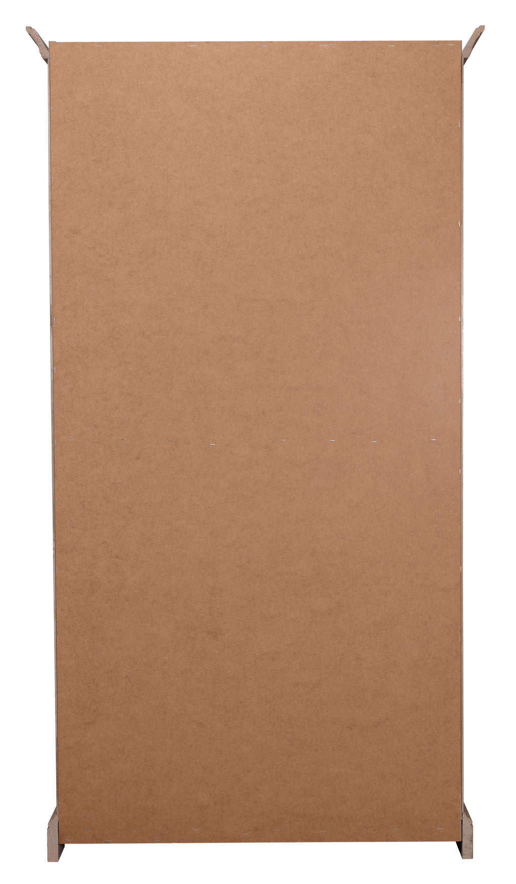 Plain brown board with a smooth surface