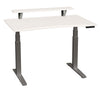 48 Inch Premium Desk Elevated Shelf Adjustable Height Base 1