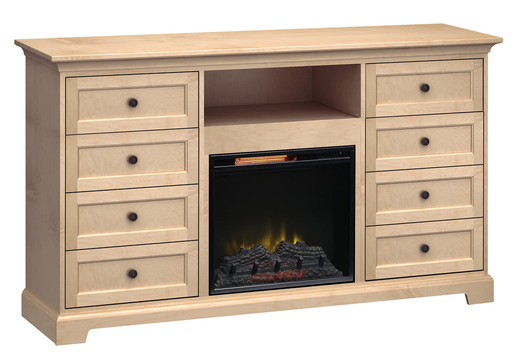 FT72F 72"Wide/41"Extra Tall Fireplace TV Console
