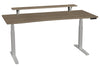 87205FS27 SmartMoves 72 in. Premium Desk w/ Elevated Shelf and Adjustable Height Base